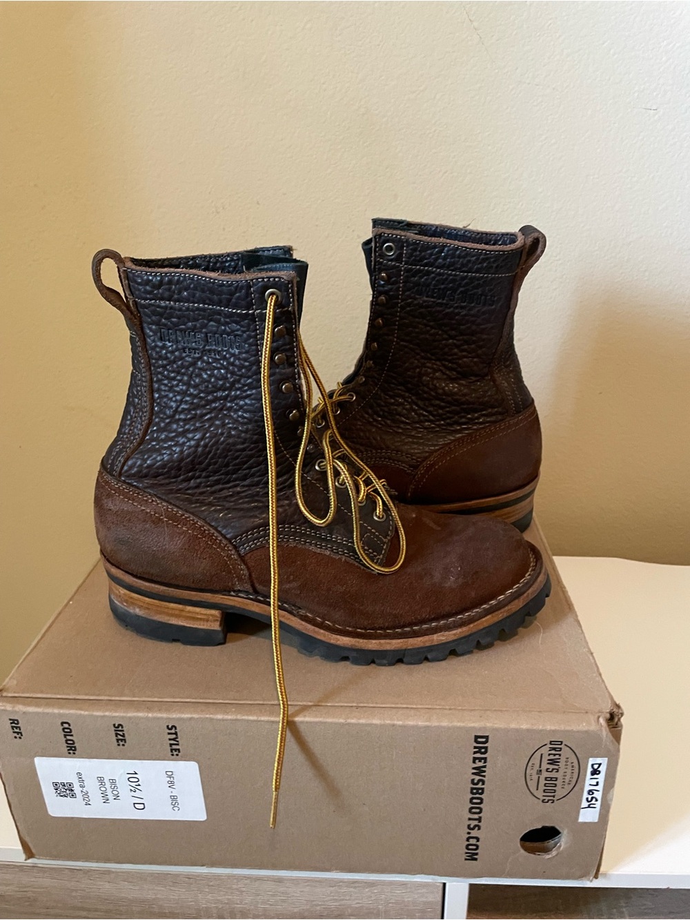 Drew’s Bison Logger Boots